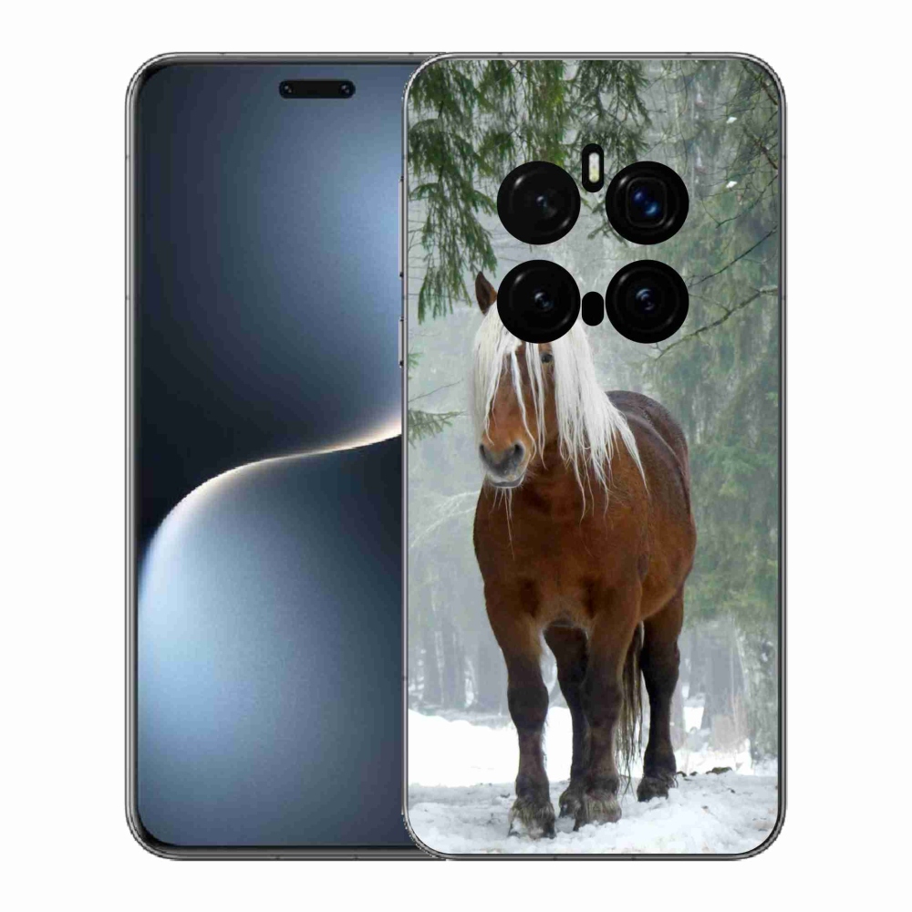 Gelový kryt mmCase na Honor Magic 7 Pro 5G - kůň v lese