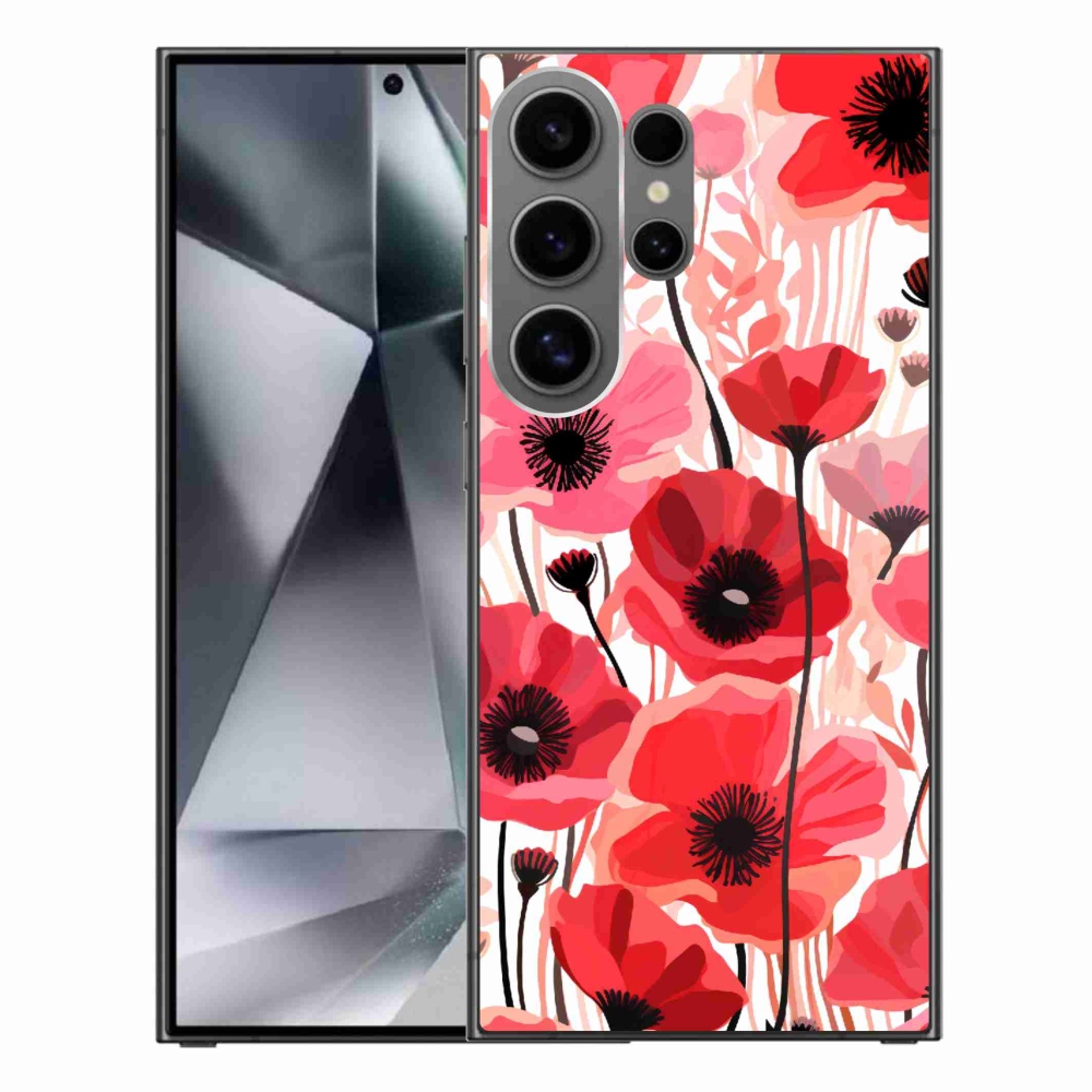 Gelový kryt mmCase na Samsung Galaxy S24 Ultra - vlčí mák 1