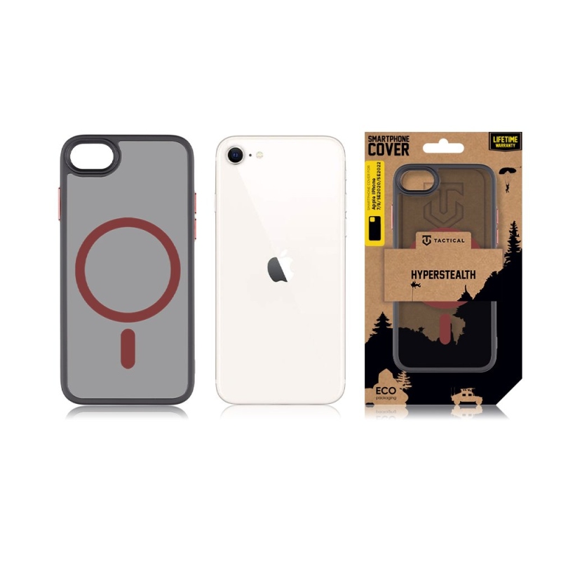 Tactical MagForce Hyperstealth 2.0 Kryt pro iPhone 7/8/SE2020/SE2022 Black/Red
