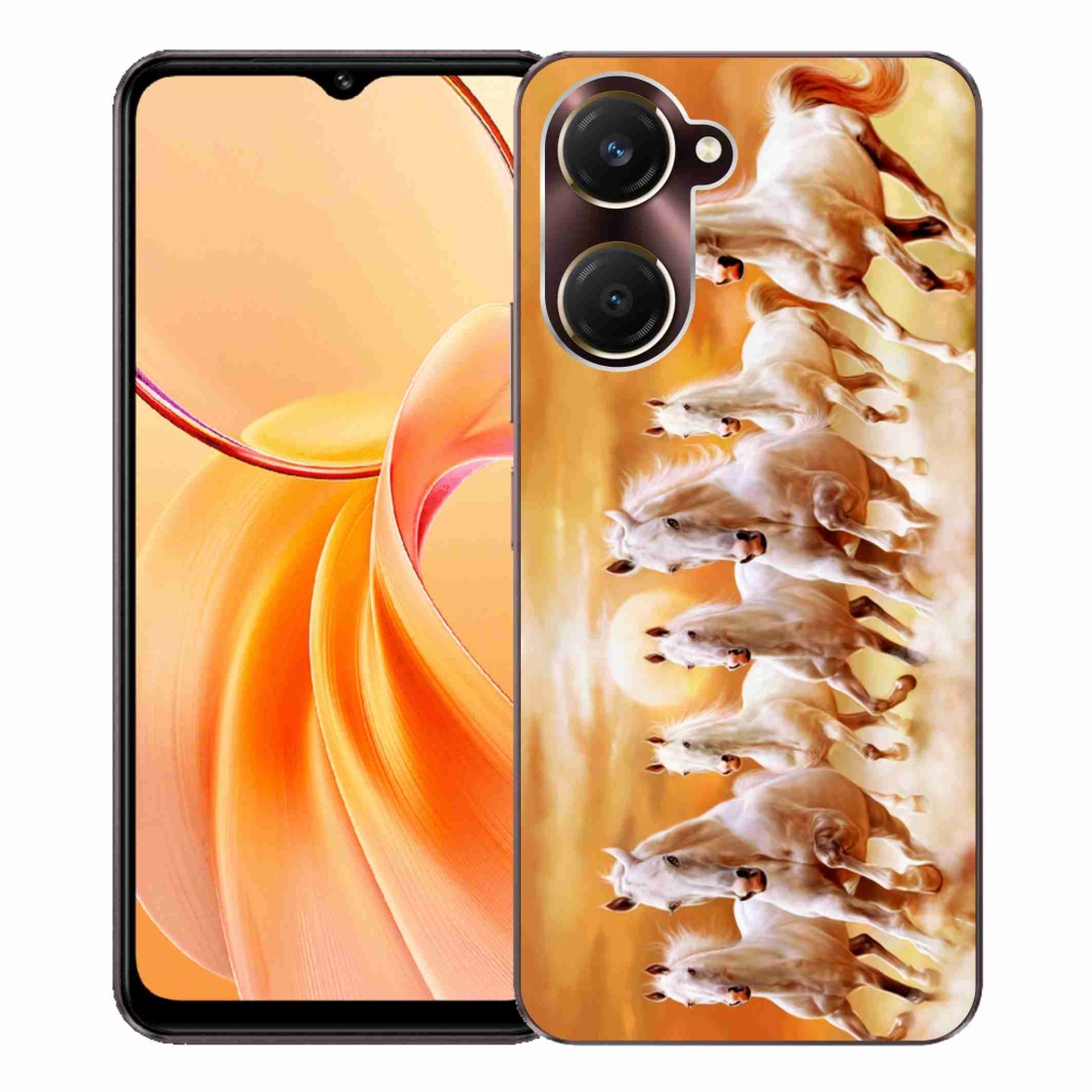 Gelový kryt mmCase na Vivo Y28s 5G - koně 2