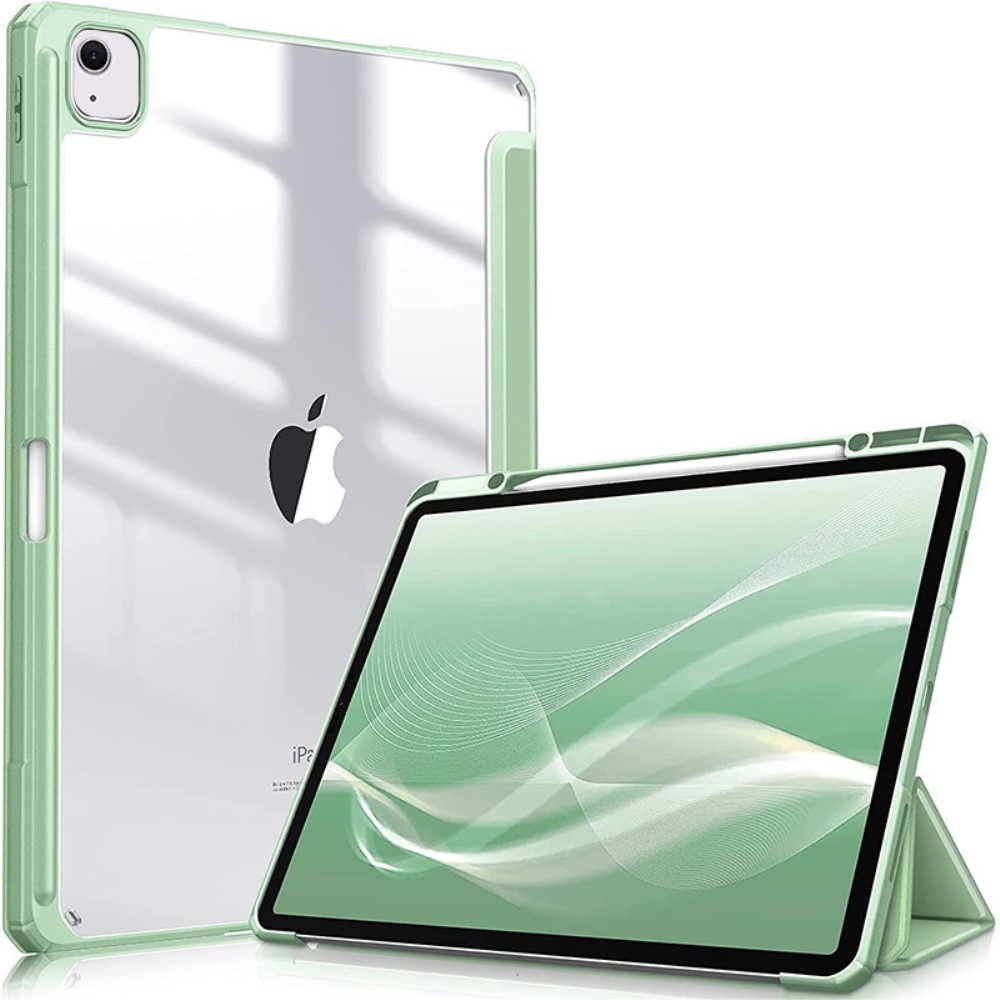 Case chytré zavírací pouzdro na tablet iPad Air 13 (2024)/(2025) - světlezelené