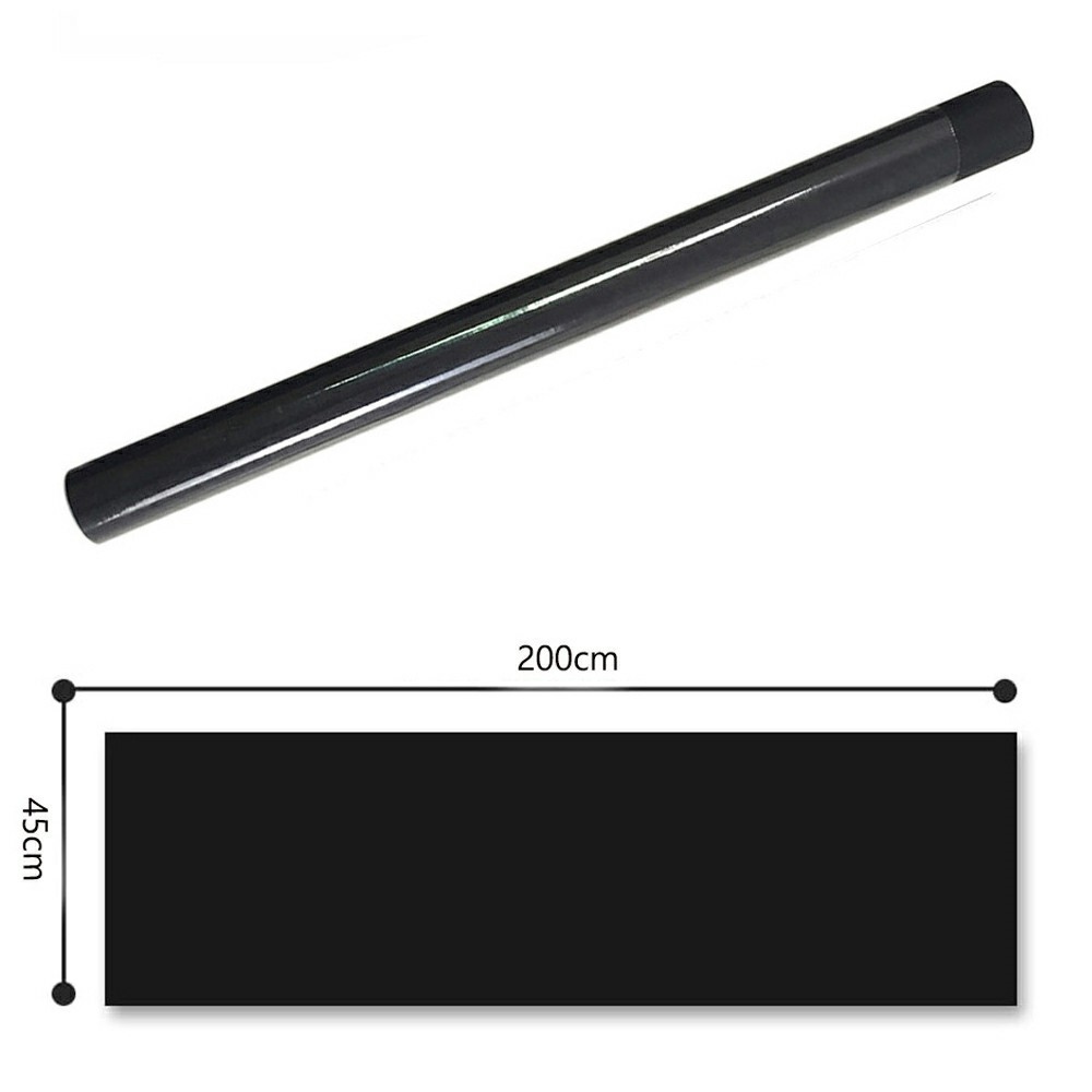 Samolepicí tabule na zeď 45 × 200 cm černá