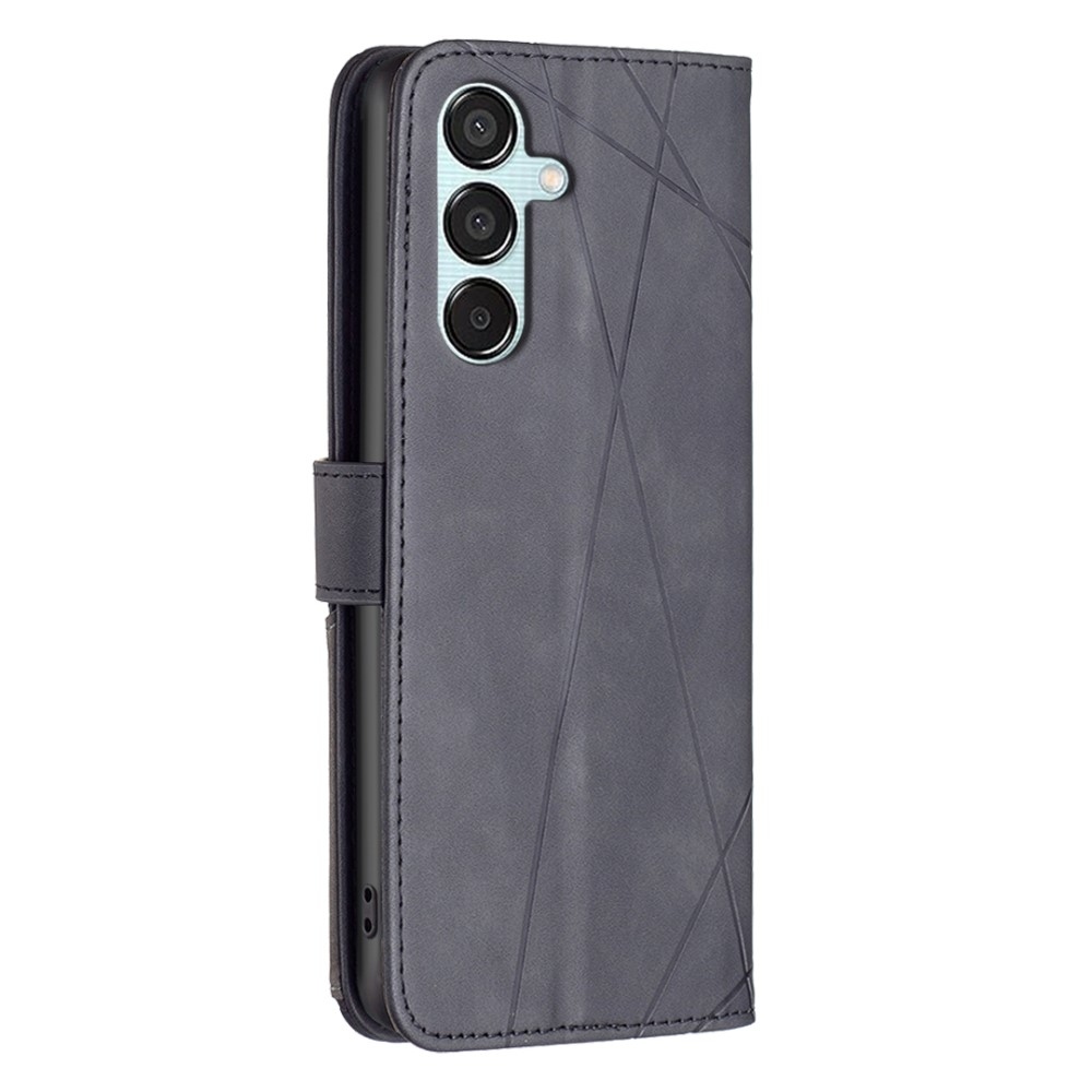 BINFEN knížkové pouzdro na Samsung Galaxy M15 5G - černé