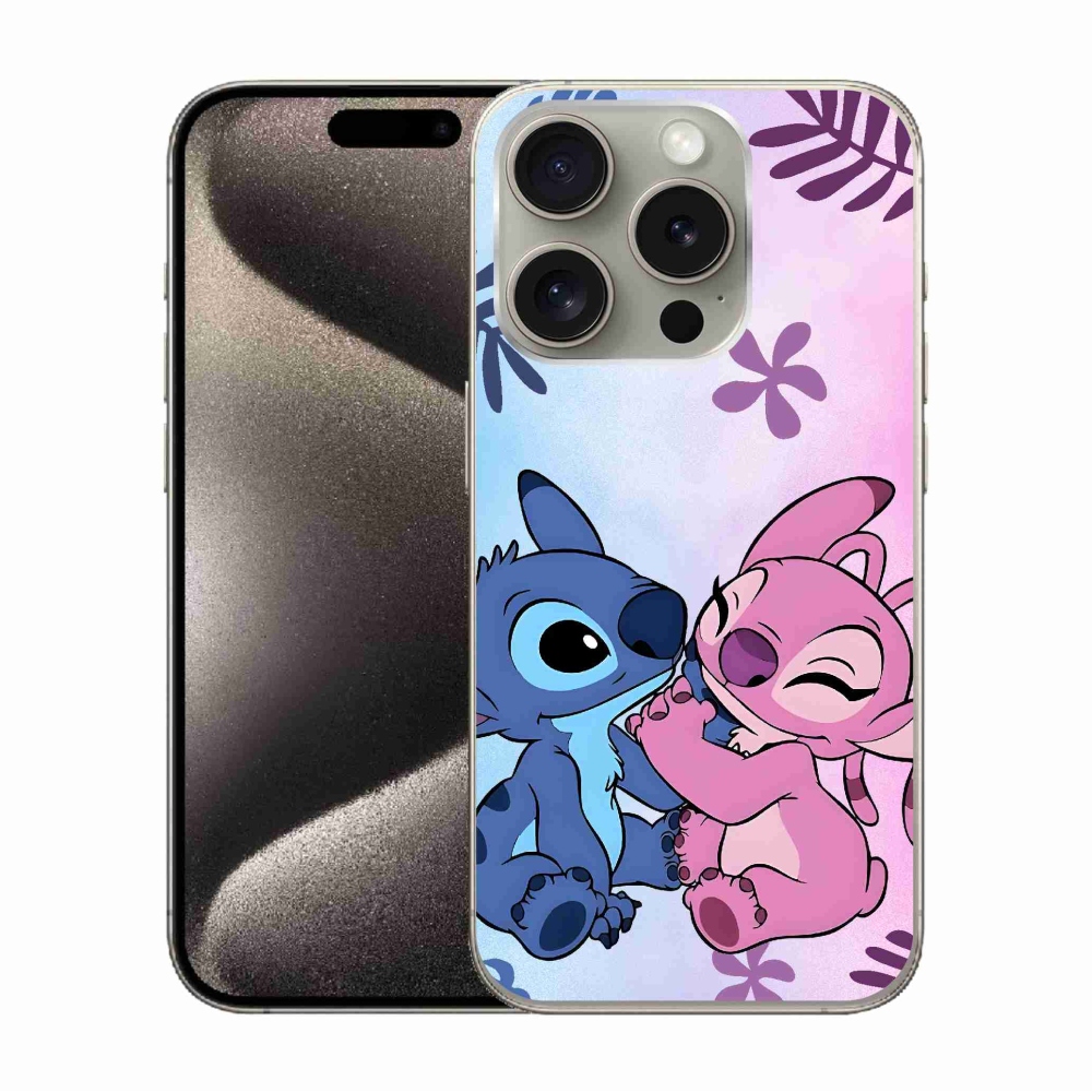 Gelový kryt mmCase na iPhone 15 Pro - stitch 2