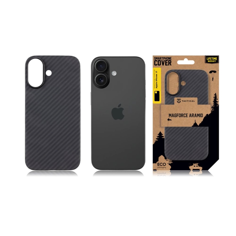 Tactical MagForce Aramid Kryt pro Apple iPhone 17 Black
