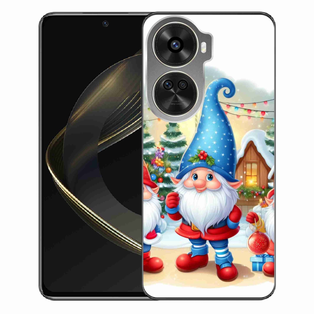 Gelový kryt mmCase na Huawei Nova 12 SE - vánoční skřítci