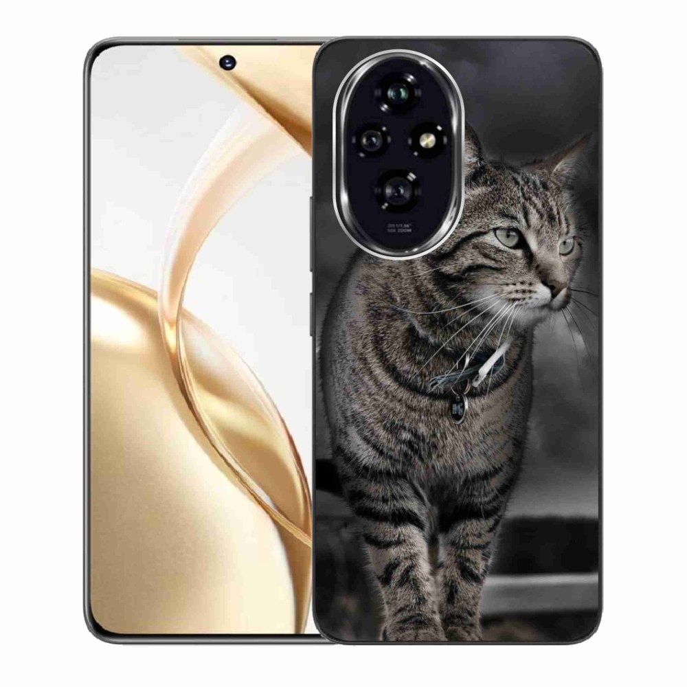 Gelový kryt mmCase na Honor 200 5G - kočka