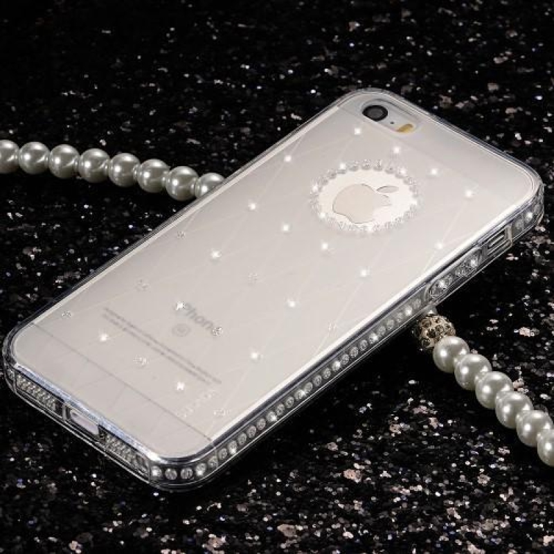 Rhine dekorovaný gelový obal na iPhone 6s Plus a 6 Plus - transparentní