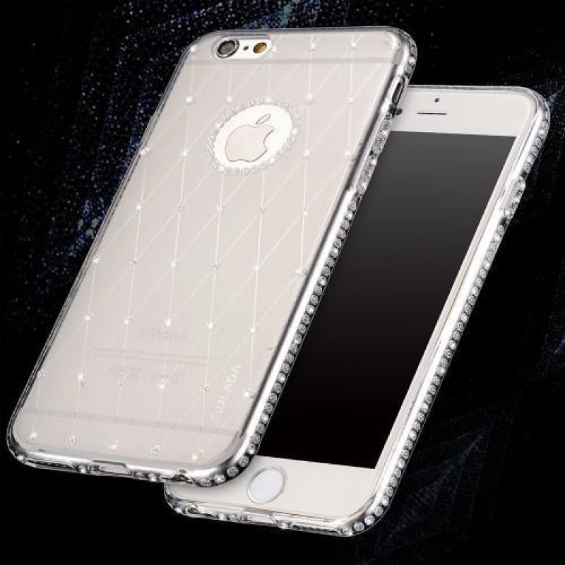 Rhine dekorovaný gelový obal na iPhone 6s Plus a 6 Plus - transparentní