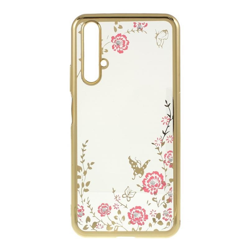 Rhine gelový obal pro mobil Honor 20 / Huawei Nova 5T - zlatý