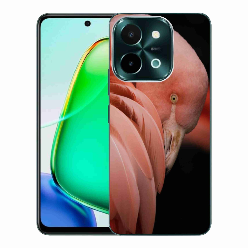 Gelový kryt mmCase na Vivo Y28 - plameňák 3