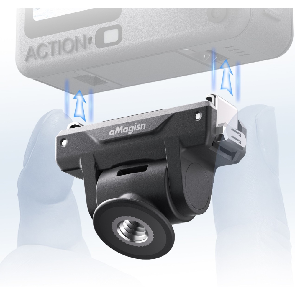 AMAGISN oboustranně nastavitelný rychloupínací adaptér pro DJI Osmo Action 6