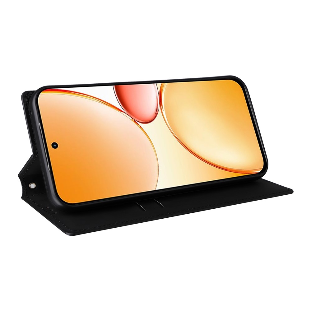 Rhombus knížkové pouzdro na Realme C83 - černé