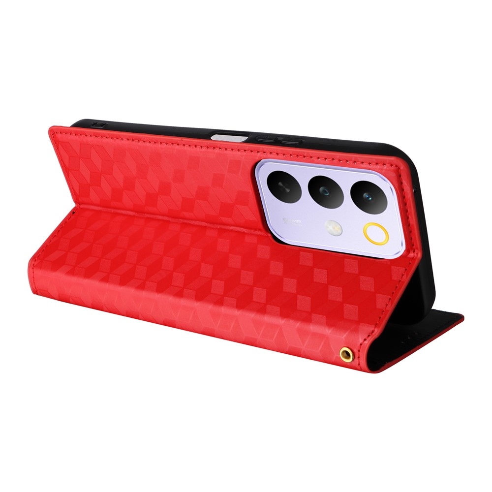 Rhombus knížkové pouzdro na Realme C83 - červené