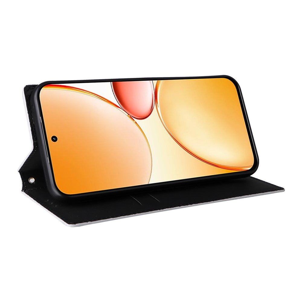 Rhombus knížkové pouzdro na Realme C83 - stříbrné