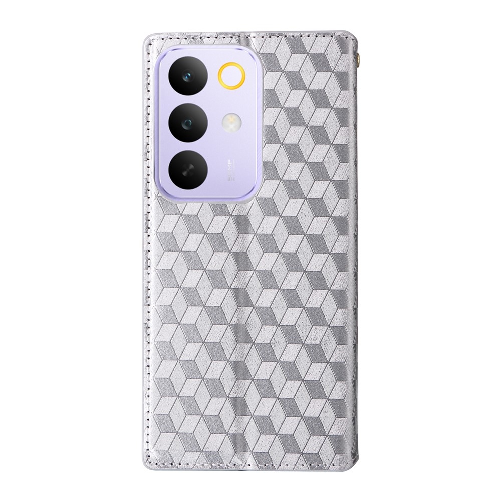 Rhombus knížkové pouzdro na Realme C83 - stříbrné