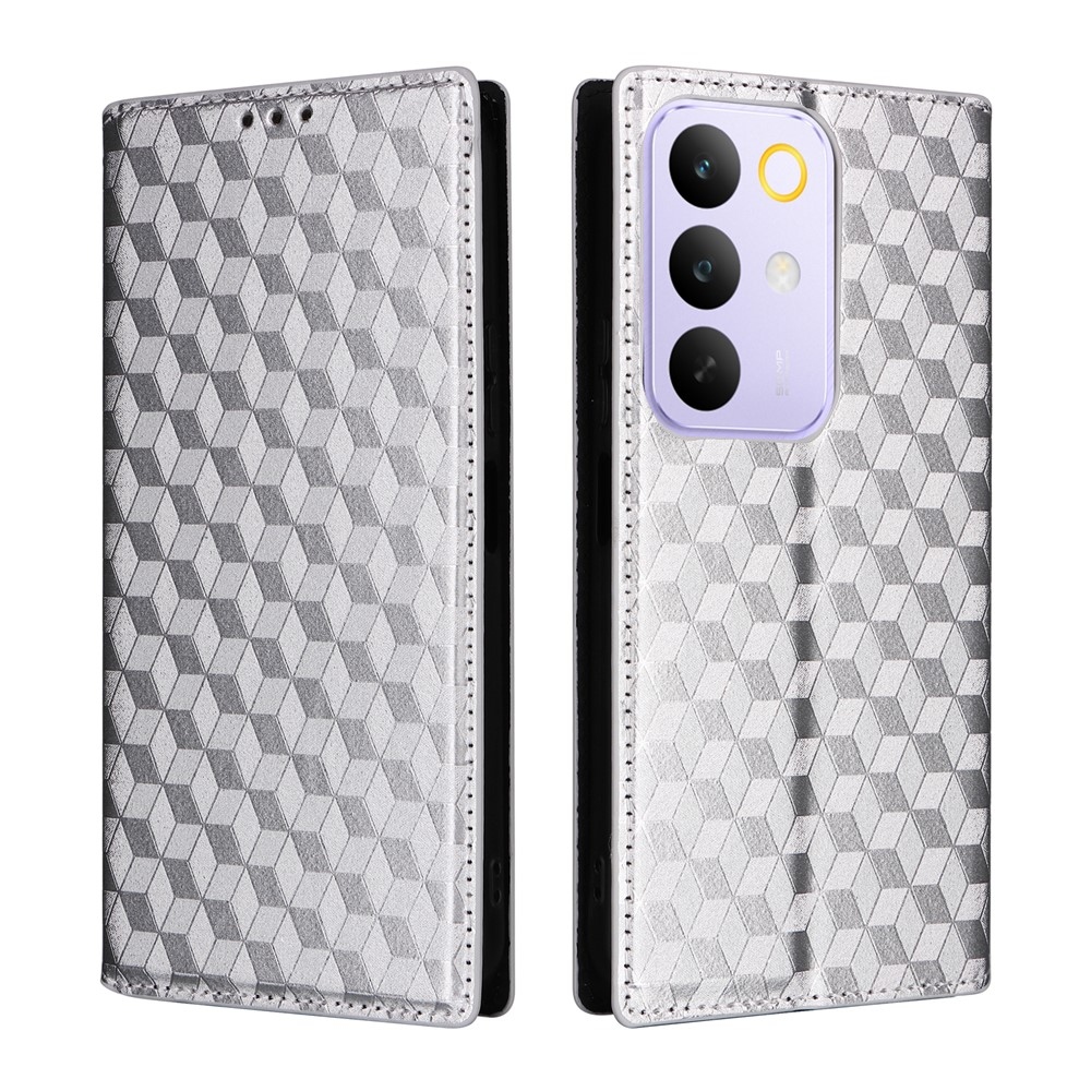 Rhombus knížkové pouzdro na Realme C83 - stříbrné