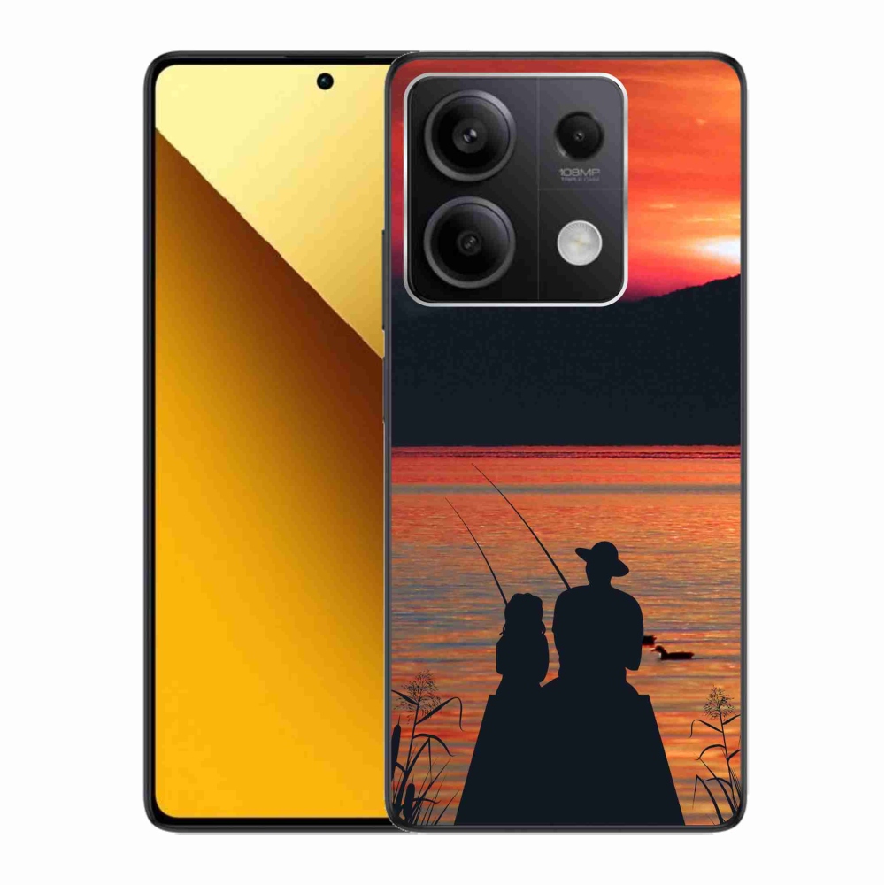 Gelový kryt mmCase na Xiaomi Redmi Note 13 5G - rybaření 3