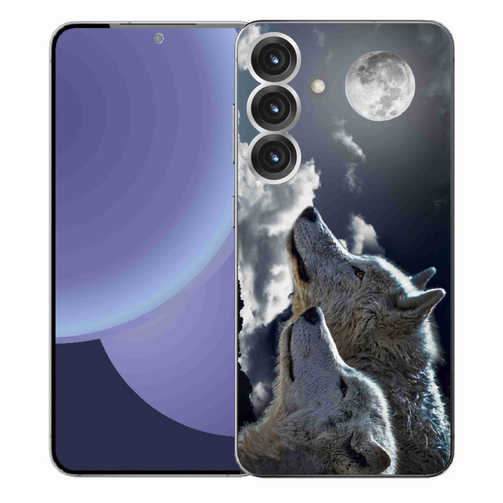 Gelový kryt mmCase na Samsung Galaxy S25+ - vlci