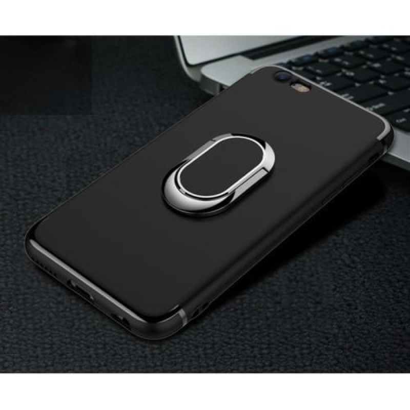 Ring gelový obal na iPhone 6 Plus a 6s Plus - černý