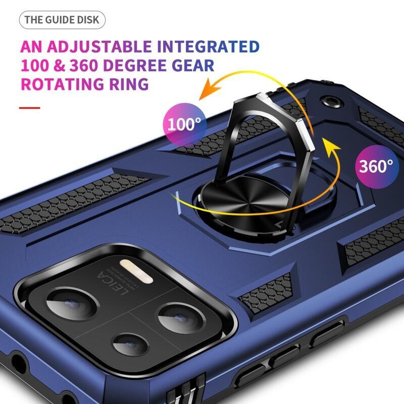 Ring odolný hybridní kryt s úchopem na Xiaomi 13 - modrý