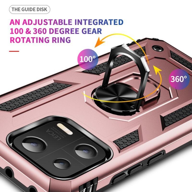 Ring odolný hybridní kryt s úchopem na Xiaomi 13 - růžovozlatý