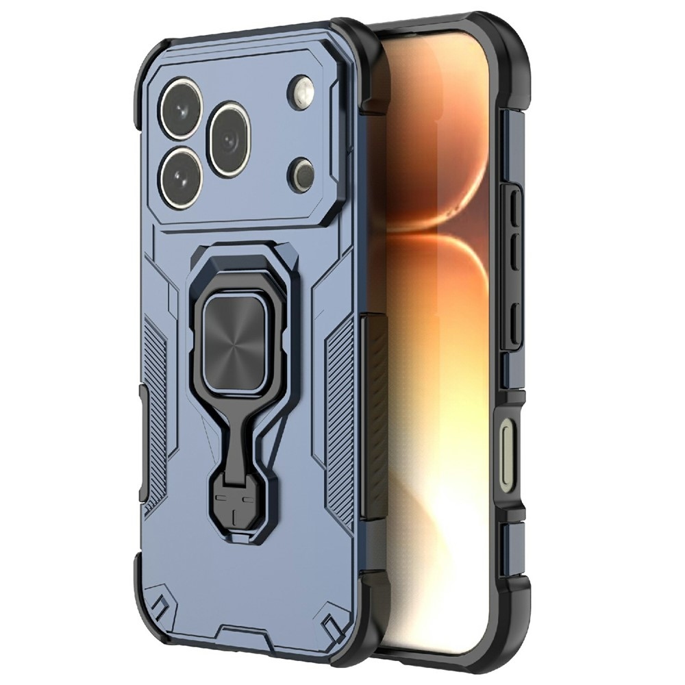 Ring odolný kryt na mobil Honor 600 Pro 5G - modrý