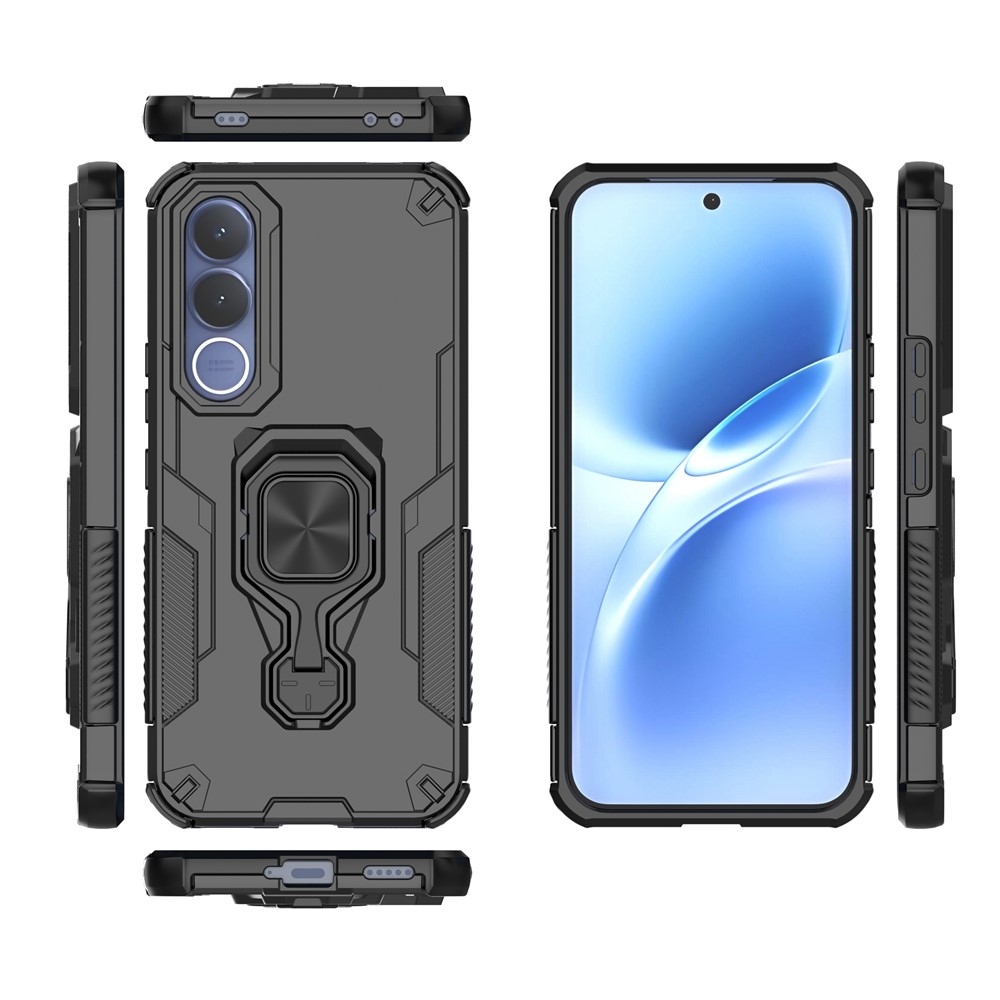 Ring odolný kryt na mobil Vivo V70 FE 5G - černý