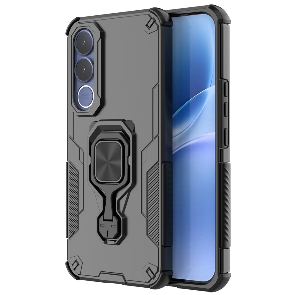 Ring odolný kryt na mobil Vivo V70 FE 5G - černý