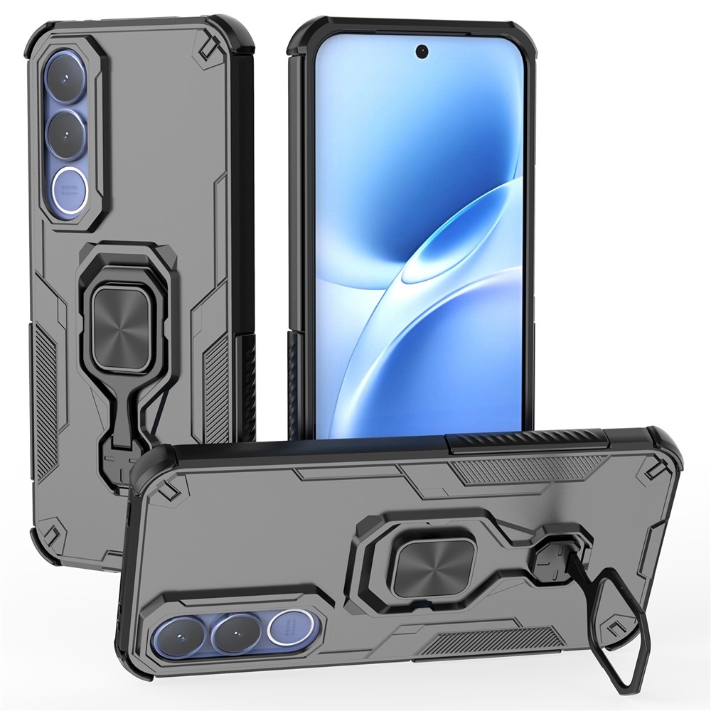 Ring odolný kryt na mobil Vivo V70 FE 5G - černý