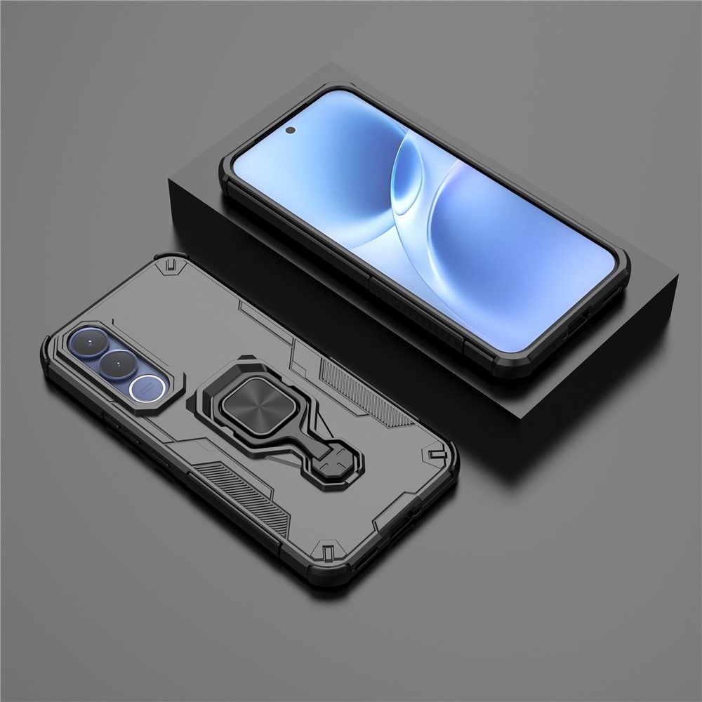 Ring odolný kryt na mobil Vivo V70 FE 5G - černý