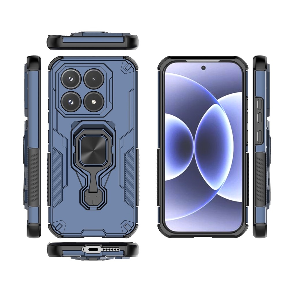 Ring odolný kryt na mobil Xiaomi 17 - modrý