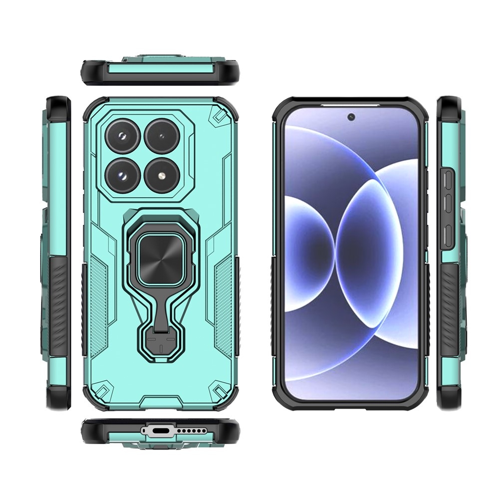 Ring odolný kryt na mobil Xiaomi 17 - zelený