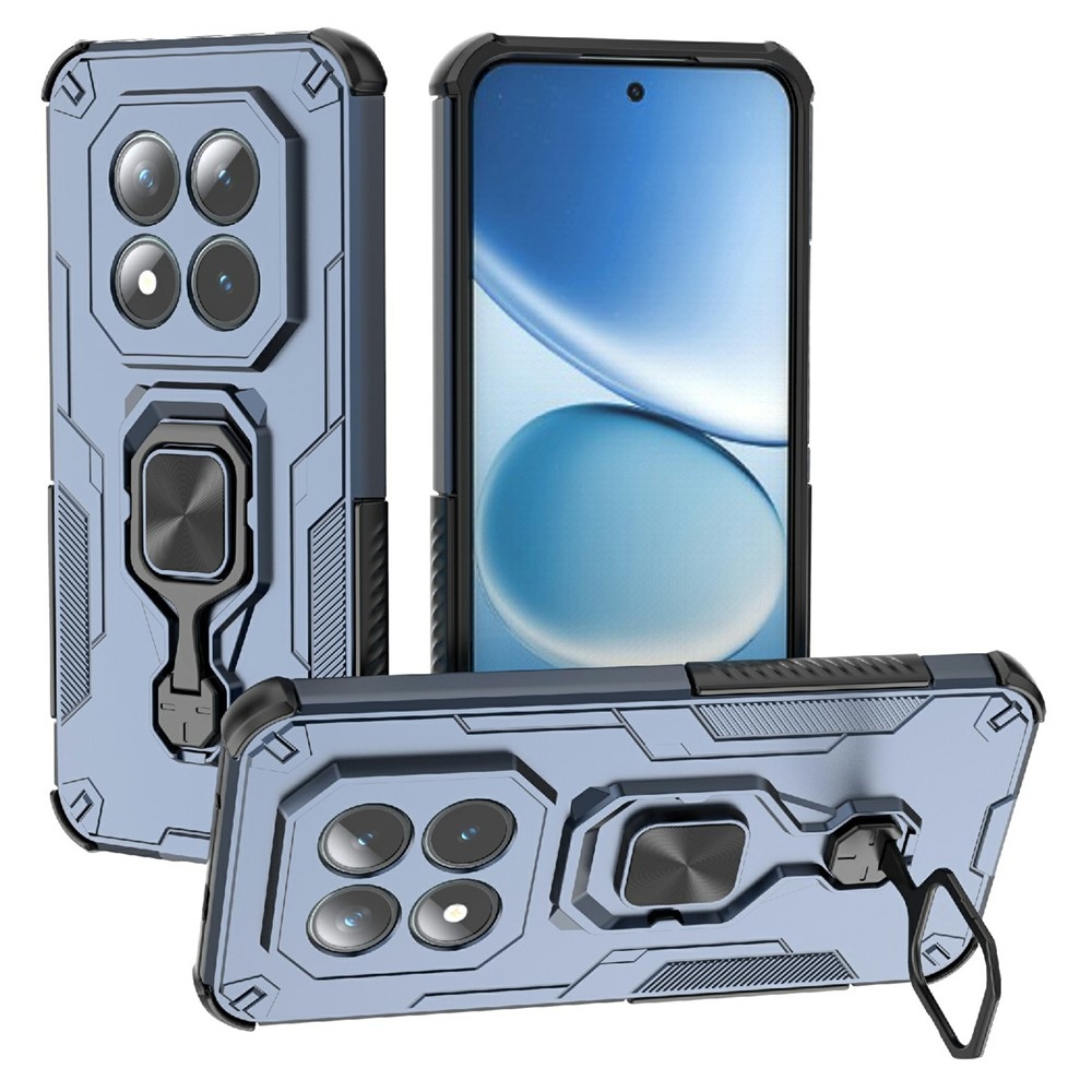 Ring odolný kryt na Xiaomi Redmi Note 15 Pro+ 5G - modrý