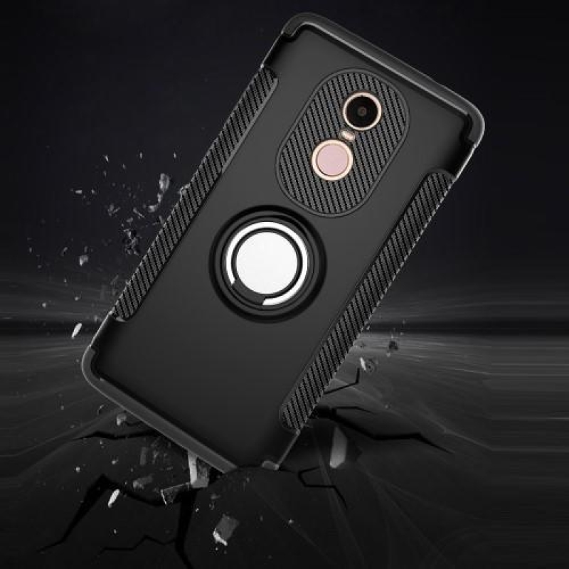Ring odolný obal na Xiaomi Redmi Note 4X - zlatý