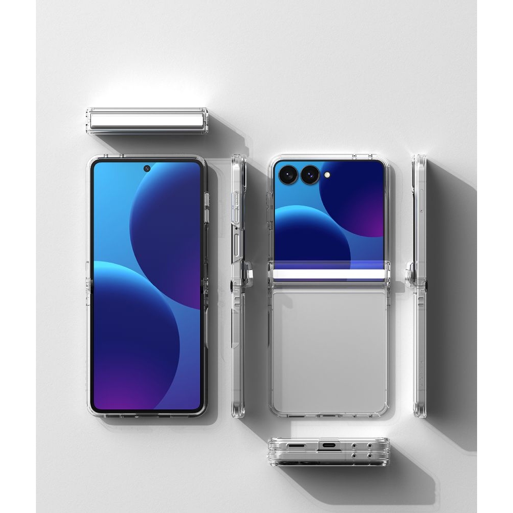 Ringke Fusion Flap obal na Samsung Galaxy Z Flip 8 - průhledný