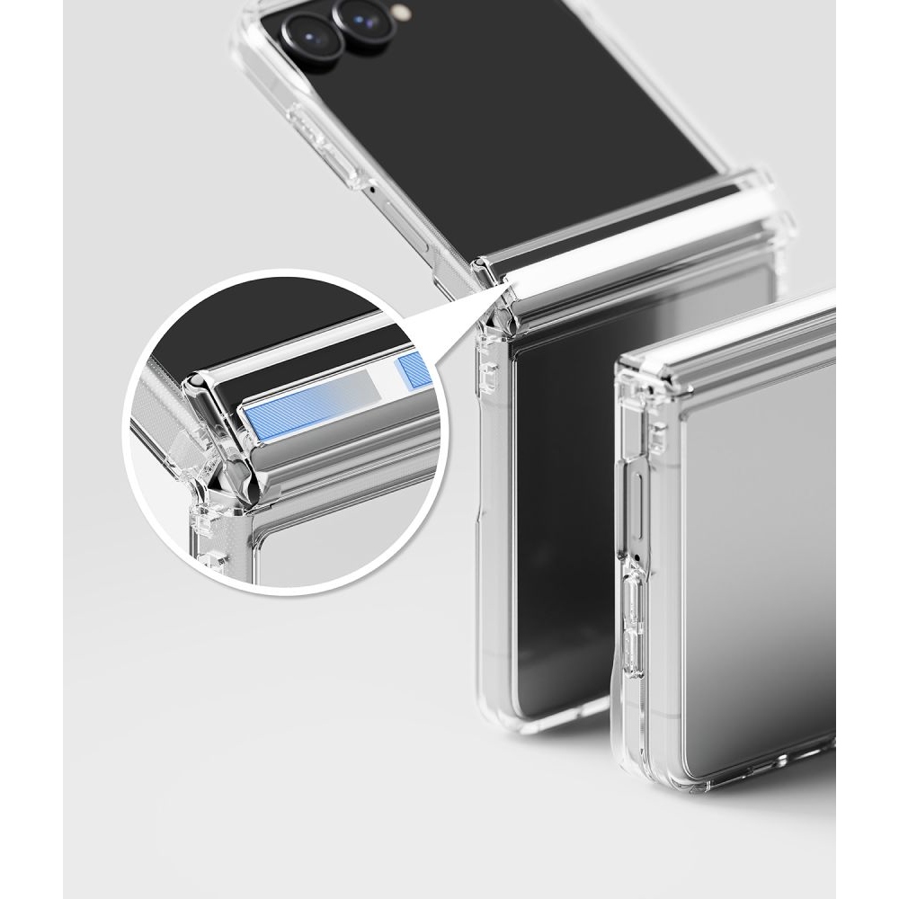 Ringke Fusion Flap obal na Samsung Galaxy Z Flip 8 - průhledný