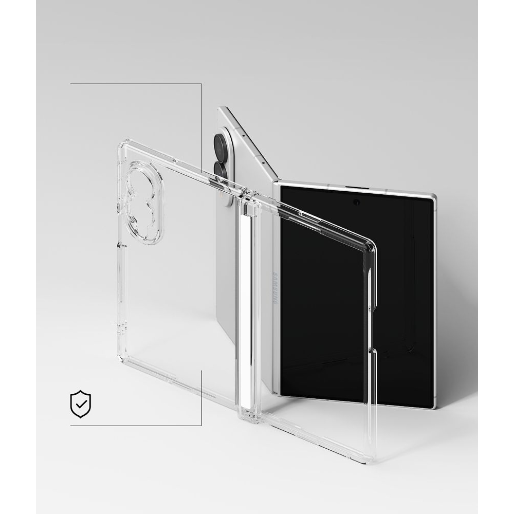 Ringke Fusion Flap obal na Samsung Galaxy Z Fold 8 - průhledný