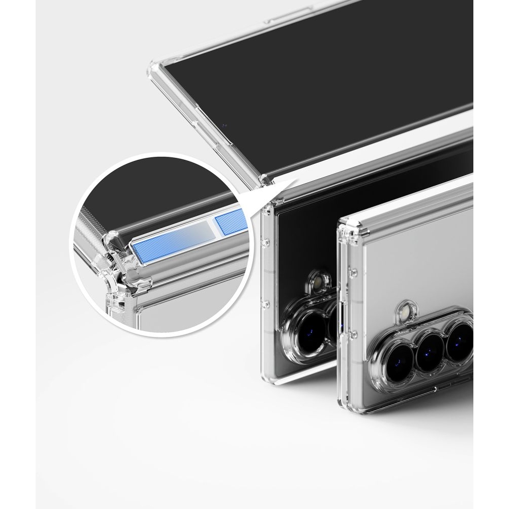 Ringke Fusion Flap obal na Samsung Galaxy Z Fold 8 Ultra - průhledný