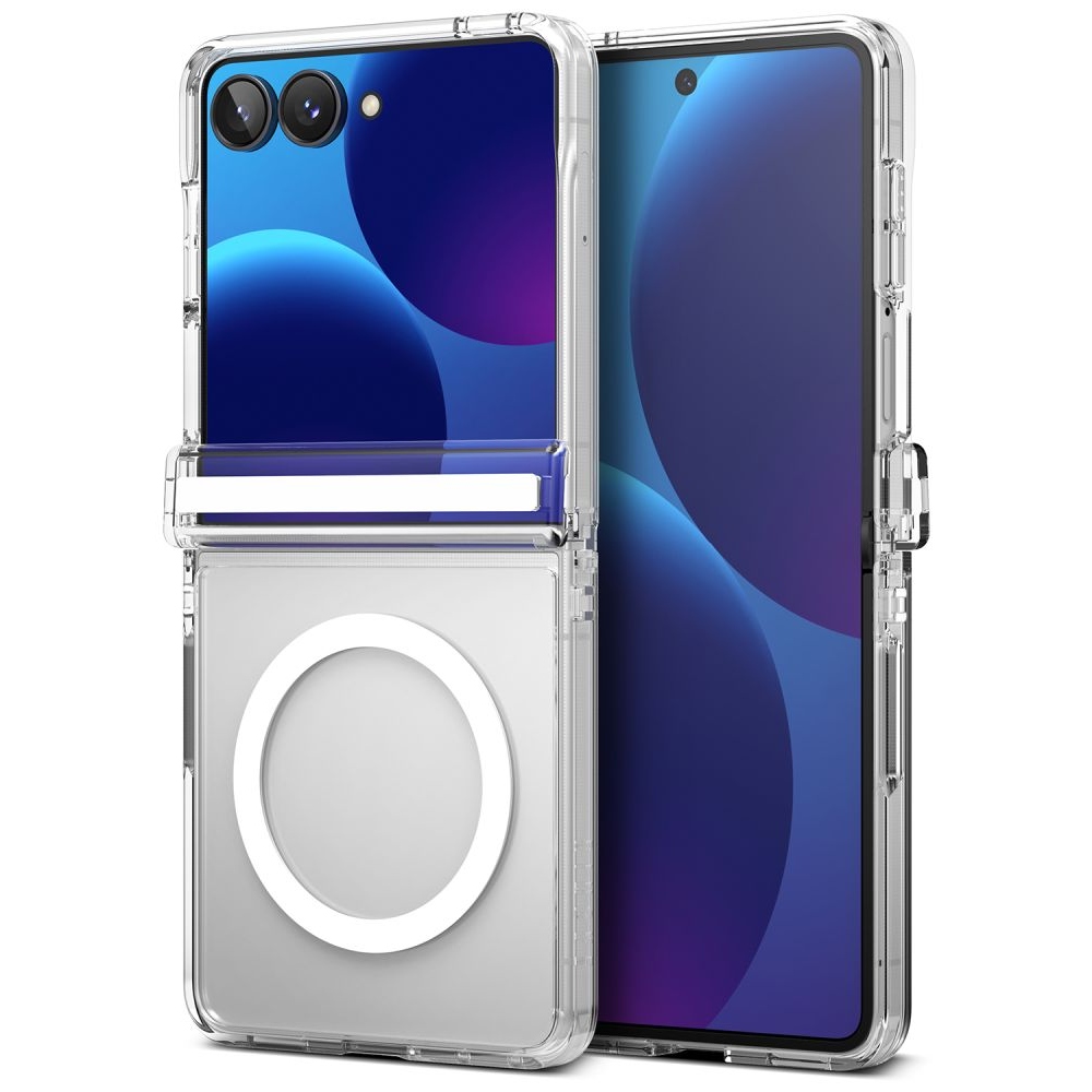 Ringke Fusion Flap obal s MagSafe na Samsung Galaxy Z Flip 8 - průhledný