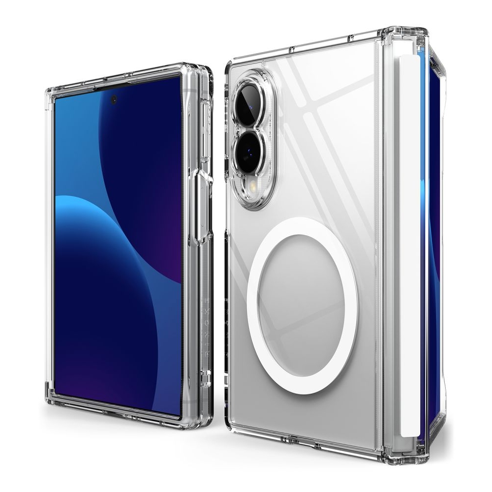 Ringke Fusion Flap obal s MagSafe na Samsung Galaxy Z Fold 8 - průhledný