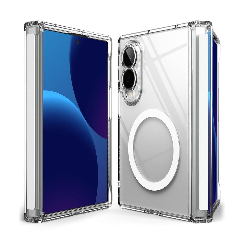 Ringke Fusion Flap obal s MagSafe na Samsung Galaxy Z Fold 8 - průhledný