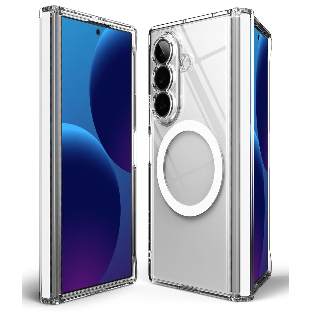 Ringke Fusion Flap obal s MagSafe na Samsung Galaxy Z Fold 8 Ultra - průhledný
