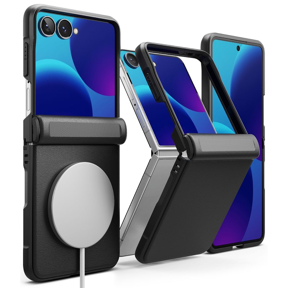 Ringke Onyx Flap obal s MagSafe na Samsung Galaxy Z Flip 8 - černý