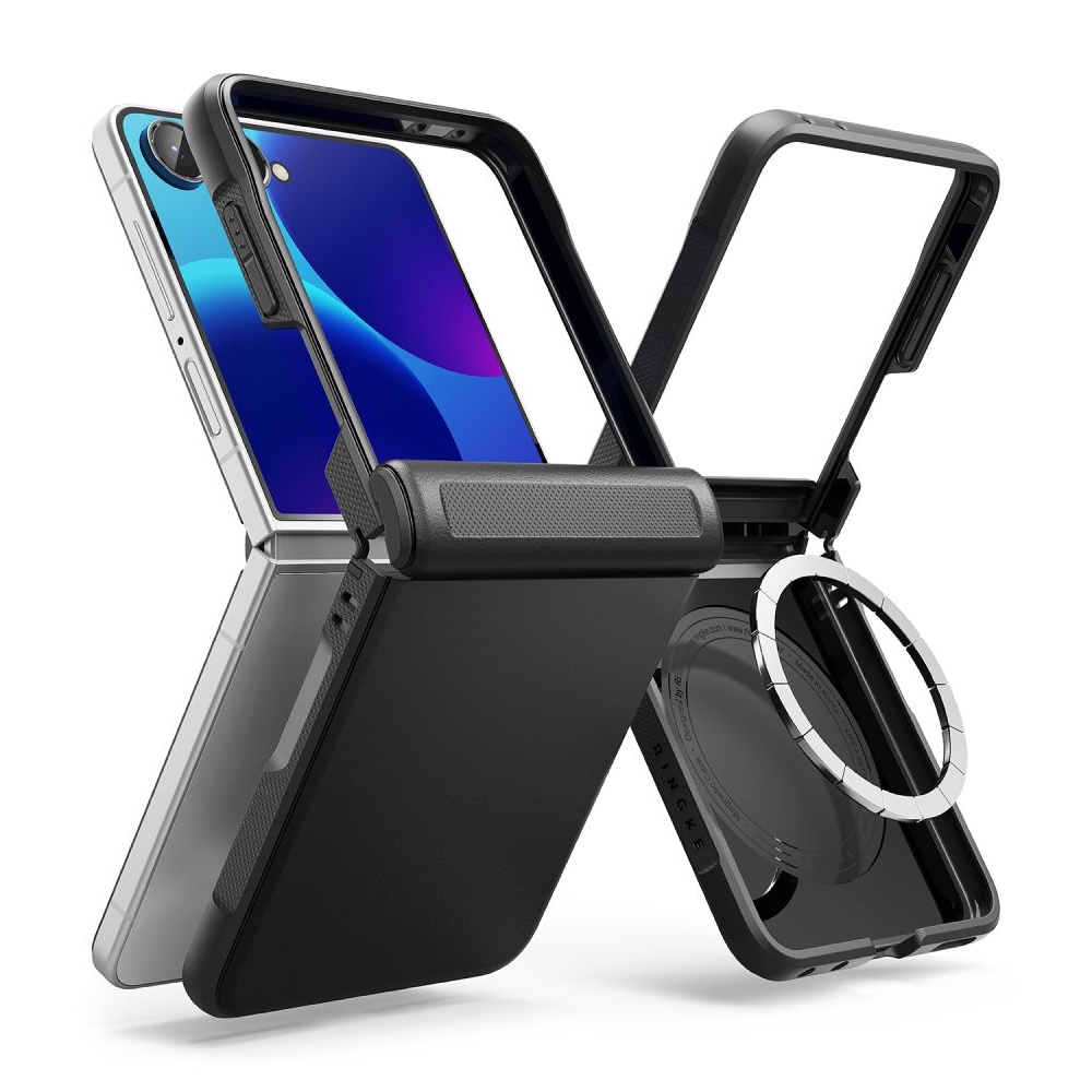 Ringke Onyx Flap obal s MagSafe na Samsung Galaxy Z Flip 8 - černý