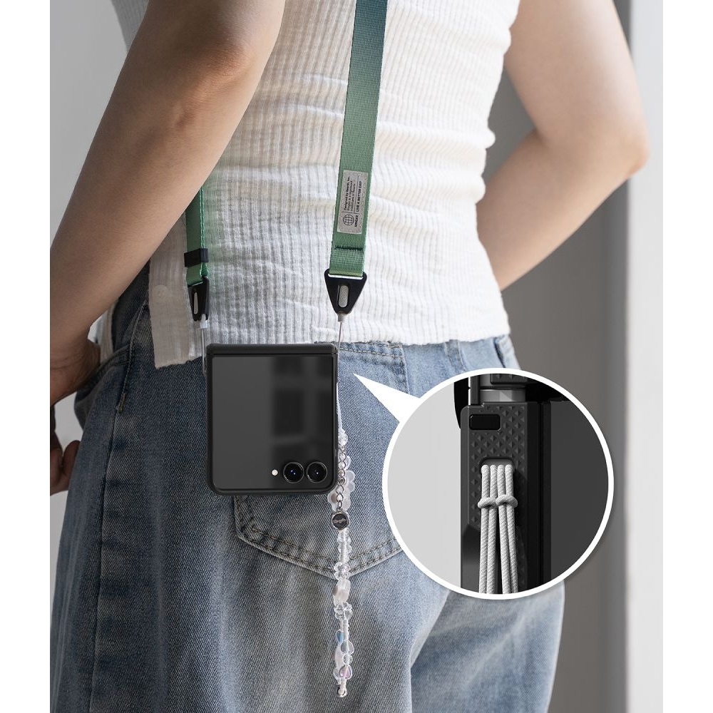 Ringke Onyx Flap obal s MagSafe na Samsung Galaxy Z Flip 8 - černý