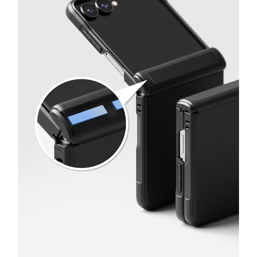 Ringke Onyx Flap obal s MagSafe na Samsung Galaxy Z Flip 8 - černý