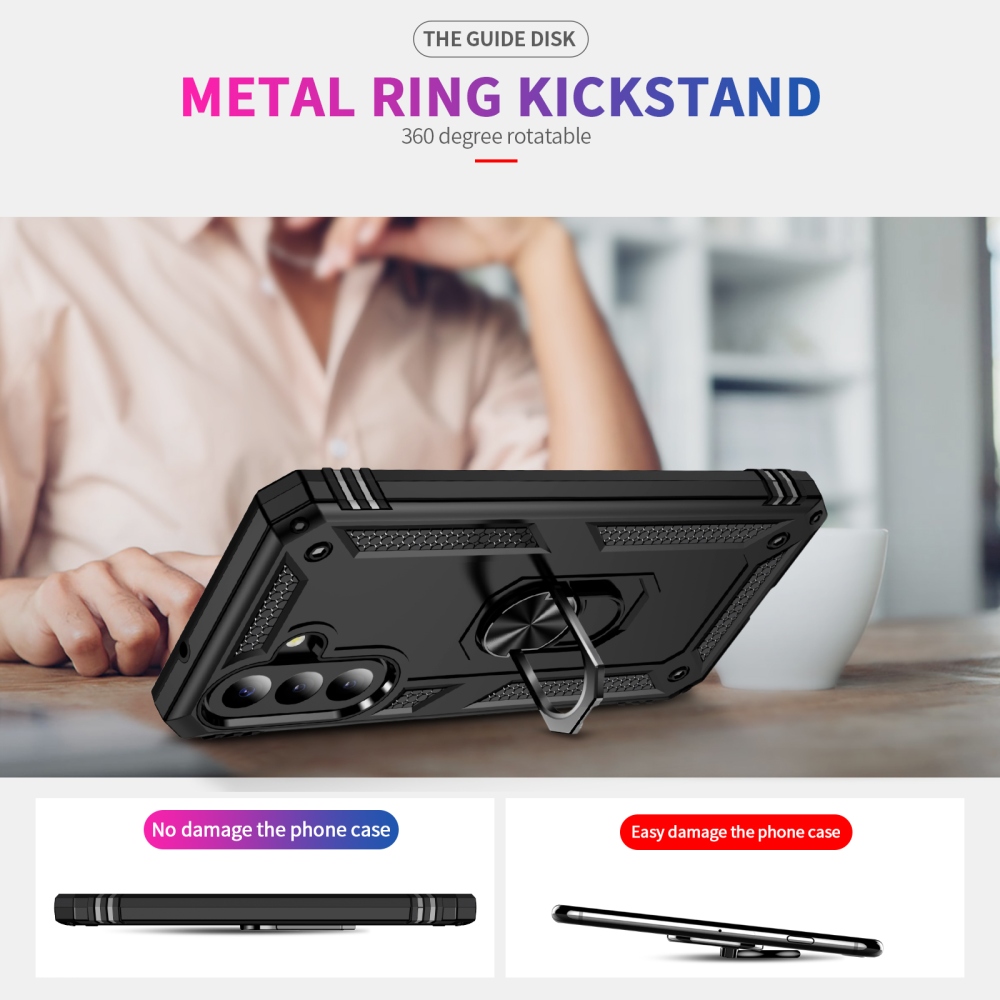 Rings odolný kryt na Samsung Galaxy A27 - černý