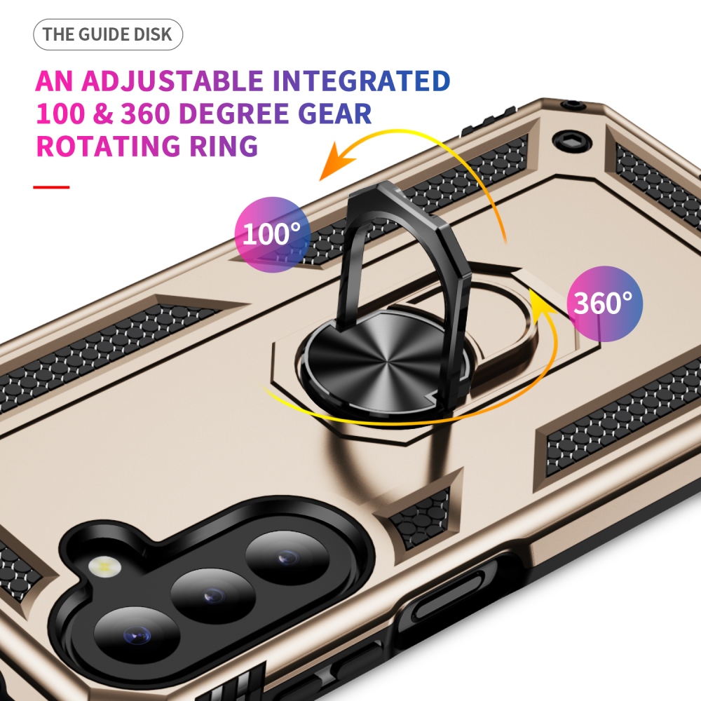 Rings odolný kryt na Samsung Galaxy A27 - růžovozlatý