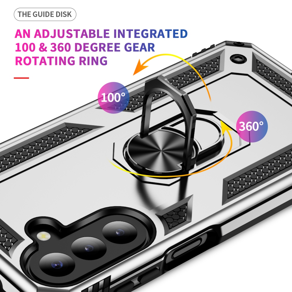 Rings odolný kryt na Samsung Galaxy A27 - stříbrný